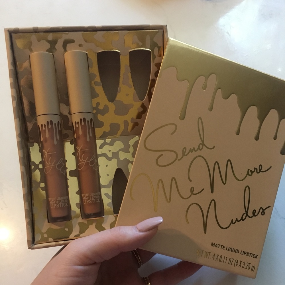 Kylie Cosmetics Send Me More Nudes lipstick bundle